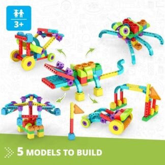 Kit de montaje 5 modelos Engino Qboidz - Caimanes - KE593040 QB40